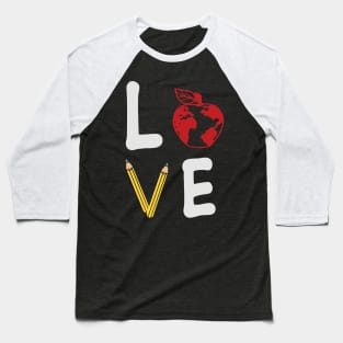 Love Teacher And Student Baseball T-Shirt